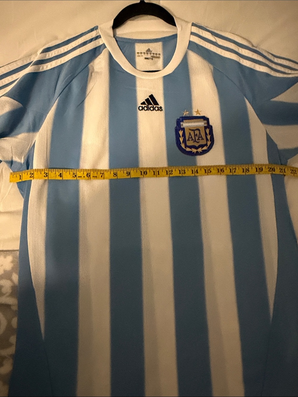 adidas Argentina Home Soccer Athletic Wear- Light Blue & White - Picture 10 of 10